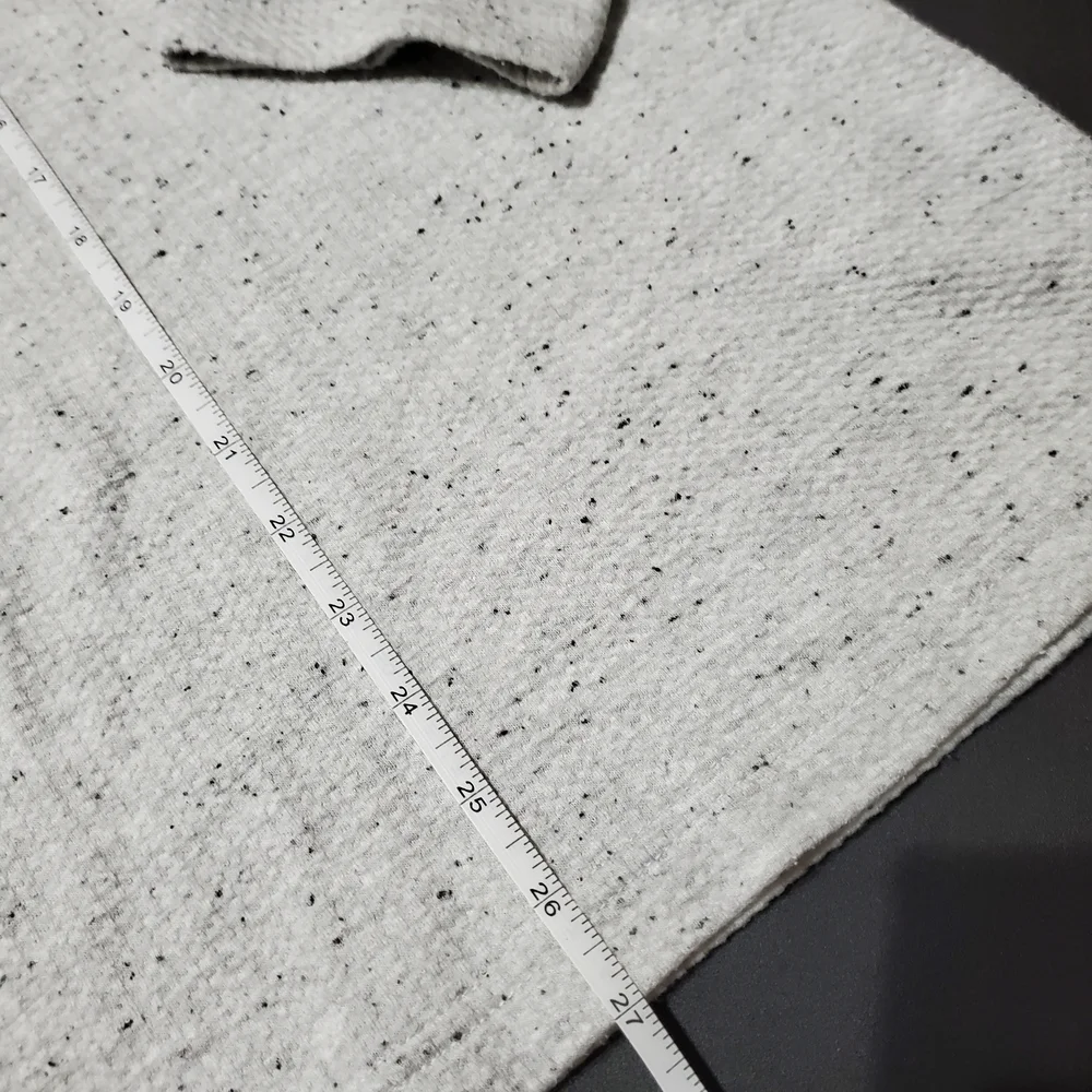 English Laundry Men's Waffle Knit Long Sleeve Pullover Gray Speckled XL